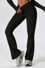 Load image into Gallery viewer, Wide Waistband Slim Fit Wide Leg Sports Leggings