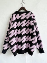 Load image into Gallery viewer, Ribbed Striped Dropped Shoulder Sweater
