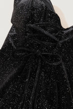 Load image into Gallery viewer, Sequin Lace-Up Mini Dress