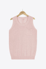 Load image into Gallery viewer, Buttoned Pocket Knit Tank