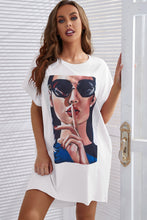 Load image into Gallery viewer, Round Neck Shhh! Short Sleeve Dress