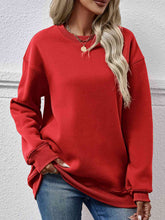 Load image into Gallery viewer, Round Neck Long Sleeve Sweatshirt