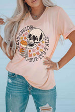 Load image into Gallery viewer, Graphic Round Neck Short Sleeve T-Shirt