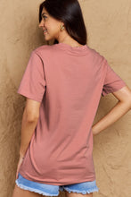Load image into Gallery viewer, Simply Love Full Size Cat &amp; Pumpkin Graphic Cotton T-Shirt