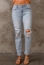 Load image into Gallery viewer, Distressed Straight Legs with Pockets