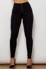 Load image into Gallery viewer, Zip Detail Skinny Long Jeans