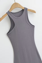 Load image into Gallery viewer, Round Neck Sleeveless Midi Dress