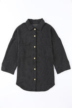 Load image into Gallery viewer, Dropped Shoulder Long Sleeve Shirts with Pocket