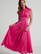 Load image into Gallery viewer, Cutout Mock Neck Sleeveless Dress