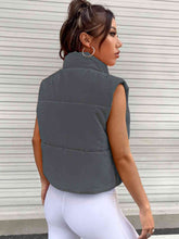 Load image into Gallery viewer, Zip-Up Puffer Vest