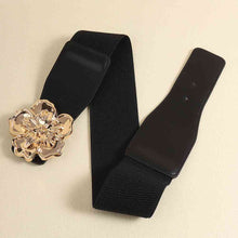 Load image into Gallery viewer, Flower Alloy Buckle Elastic Belt