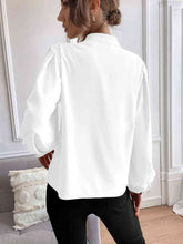 Load image into Gallery viewer, Mock Neck Button Front Shirt