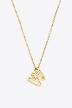 Load image into Gallery viewer, U to Z Letter Pendant Necklace