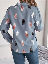 Load image into Gallery viewer, Button Up Printed Collared Neck Shirt