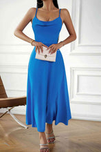 Load image into Gallery viewer, Spaghetti Strap Lace-Up Dress