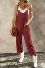 Load image into Gallery viewer, Pocketed Spaghetti Strap Wide Leg Jumpsuit