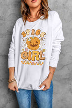 Load image into Gallery viewer, Round Neck Long Sleeve SPICE GIRL Graphic Sweatshirt