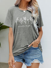 Load image into Gallery viewer, Graphic Round Neck Short Sleeve Tee