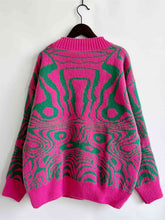 Load image into Gallery viewer, Abstract Pattern Button Down Cardigan
