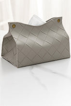 Load image into Gallery viewer, 2-Pack Woven PU Tissue Box Covers