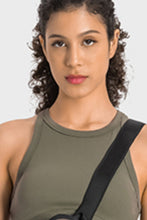 Load image into Gallery viewer, Racerback Cropped Sports Tank