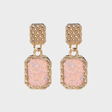 Load image into Gallery viewer, Geometric Alloy Dangle Earrings