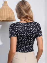 Load image into Gallery viewer, BITTERSWEET Floral Crop Top