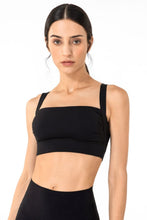 Load image into Gallery viewer, Open Back Pleated Detail Sports Bra