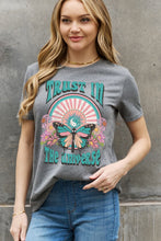 Load image into Gallery viewer, Simply Love Full Size TRUST IN THE UNIVERSE Graphic Cotton Tee