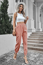 Load image into Gallery viewer, Elastic Waist Joggers with Pockets