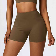 Load image into Gallery viewer, Wide Waistband Slim Fit Sports Shorts