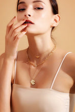 Load image into Gallery viewer, 18K Gold Plated 3-Piece Pendant Necklace Set