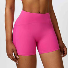 Load image into Gallery viewer, Wide Waistband Slim Fit Sports Shorts