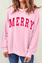 Load image into Gallery viewer, MERRY Graphic Dropped Shoulder Sweatshirt