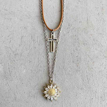 Load image into Gallery viewer, Sunflower Pendant Necklace Set