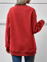 Load image into Gallery viewer, Round Neck Long Sleeve Sweatshirt