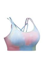 Load image into Gallery viewer, Tie-Dye  Double-Strap Sports Top