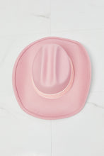 Load image into Gallery viewer, Fame Western Cutie Cowboy Hat in Pink