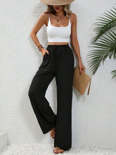Load image into Gallery viewer, Wide Leg Drawstring Pants