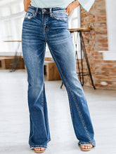 Load image into Gallery viewer, Cat's Whiskers Bootcut Jeans with Pockets