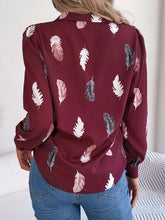 Load image into Gallery viewer, Button Up Printed Collared Neck Shirt