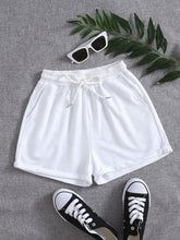 Load image into Gallery viewer, Drawstring Pocketed Elastic Waist Shorts