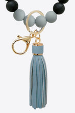 Load image into Gallery viewer, LOVE Beaded Keychain with Tassel