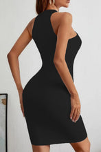 Load image into Gallery viewer, Lace-Up Sleeveless Pencil Dress