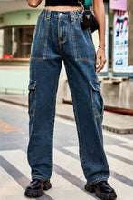 Load image into Gallery viewer, Loose Fit Long Pants with Pockets