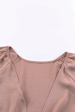 Load image into Gallery viewer, Tied Flounce Sleeve Plunge Romper