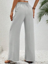 Load image into Gallery viewer, Wide Leg Drawstring Pants