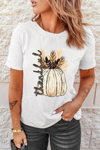 Load image into Gallery viewer, Graphic Round Neck Short Sleeve T-Shirt