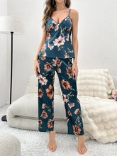 Load image into Gallery viewer, Plunge Cami and Pants Lounge Set