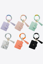 Load image into Gallery viewer, Beaded Tassel Keychain with Wallet